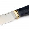 Нож №5 сталь CPM125V, рукоять стабилизированная карельская береза, мозаичные пины 