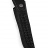 Нож №10, сталь клинка ZDP-189, рукоять стабилизированная карельская береза, мозаичные пины, зуб мамонта 