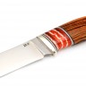 Нож №12, сталь клинка ZDP-189, рукоять айронвуд, зуб мамонта 