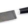 Нож Узбекский-2 сталь дамаск рукоять черный граб 