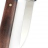 Нож "Сигара" кованая сталь Х12МФ карельская береза коричневая деревянные ножны 