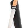 Нож Филейный средний сталь кованая Х12МФ рукоять береста 