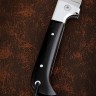 Нож складной Пчак большой сталь Х12МФ накладки черный граб 