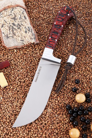 Нож "Пчак" Узбекский сталь S390, рукоять G10