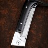 Нож складной Пчак сталь Х12МФ накладки черный граб 