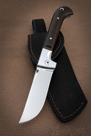 Нож складной Пчак сталь S390 накладки венге
