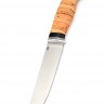 Нож Разделочный сталь кованая 95х18 рукоять береста 