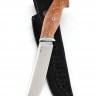 Нож №1 сталь CPM125V, рукоять стабилизированная карельская береза, мозаичные пины 